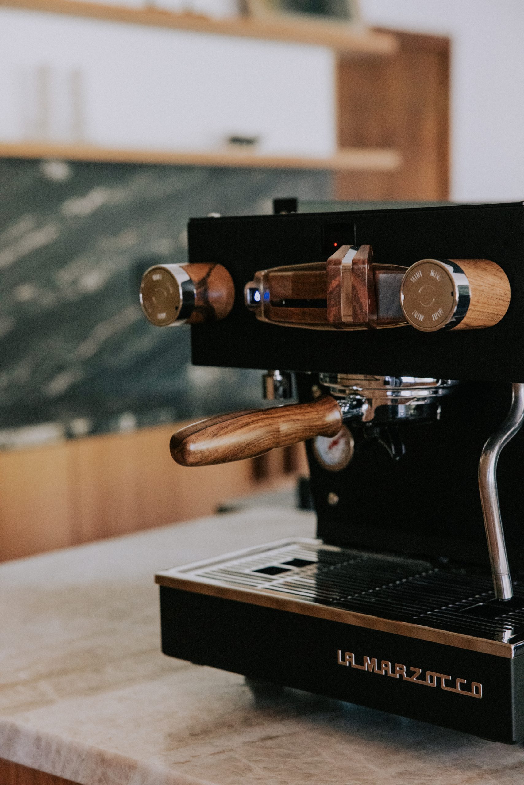 Linea Mini Walnut Customisation Kit La Marzocco Home Linea Mini Walnut Customisation Kit La Marzocco Home