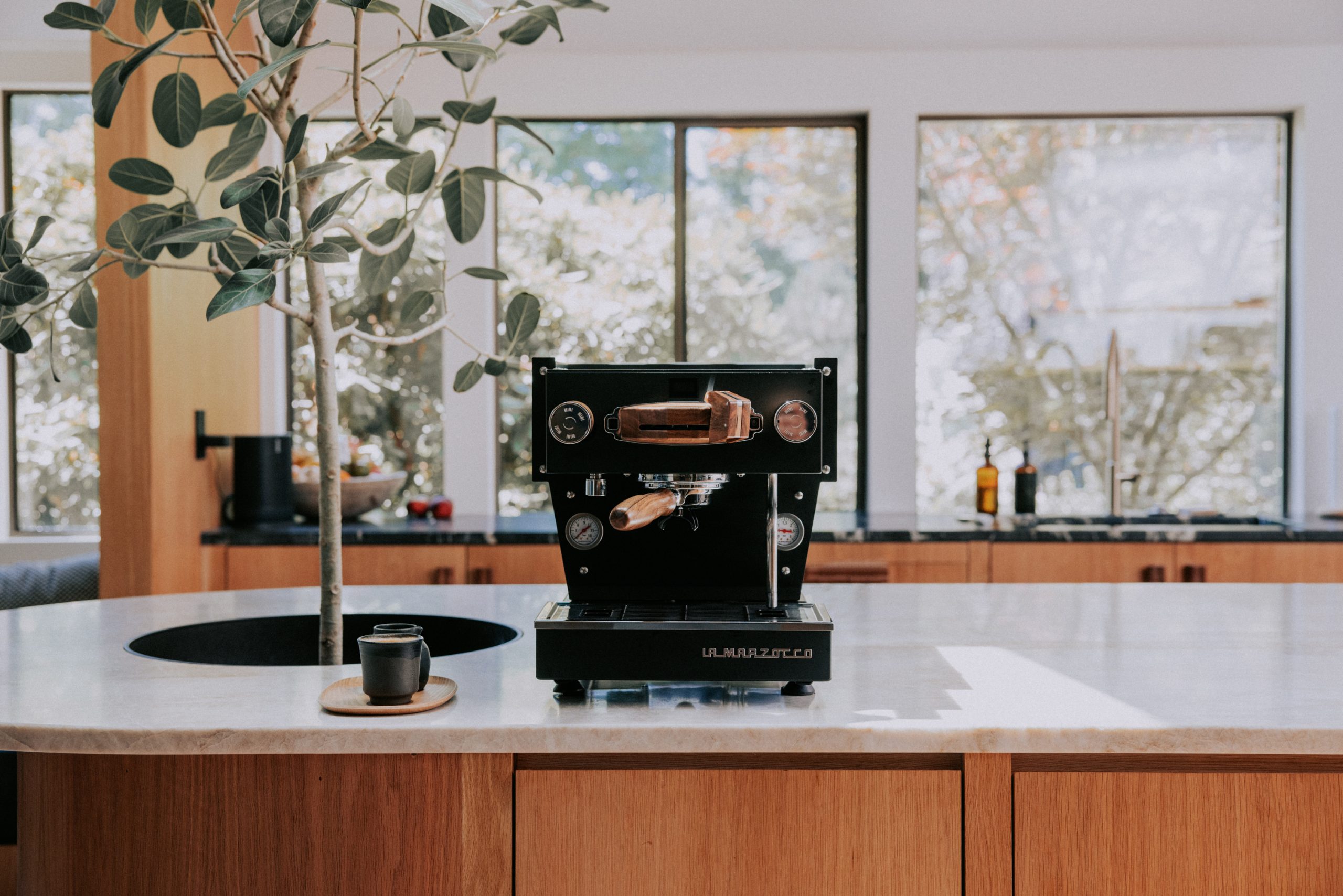 Linea Mini Walnut Customisation Kit La Marzocco Home Linea Mini Walnut Customisation Kit La Marzocco Home